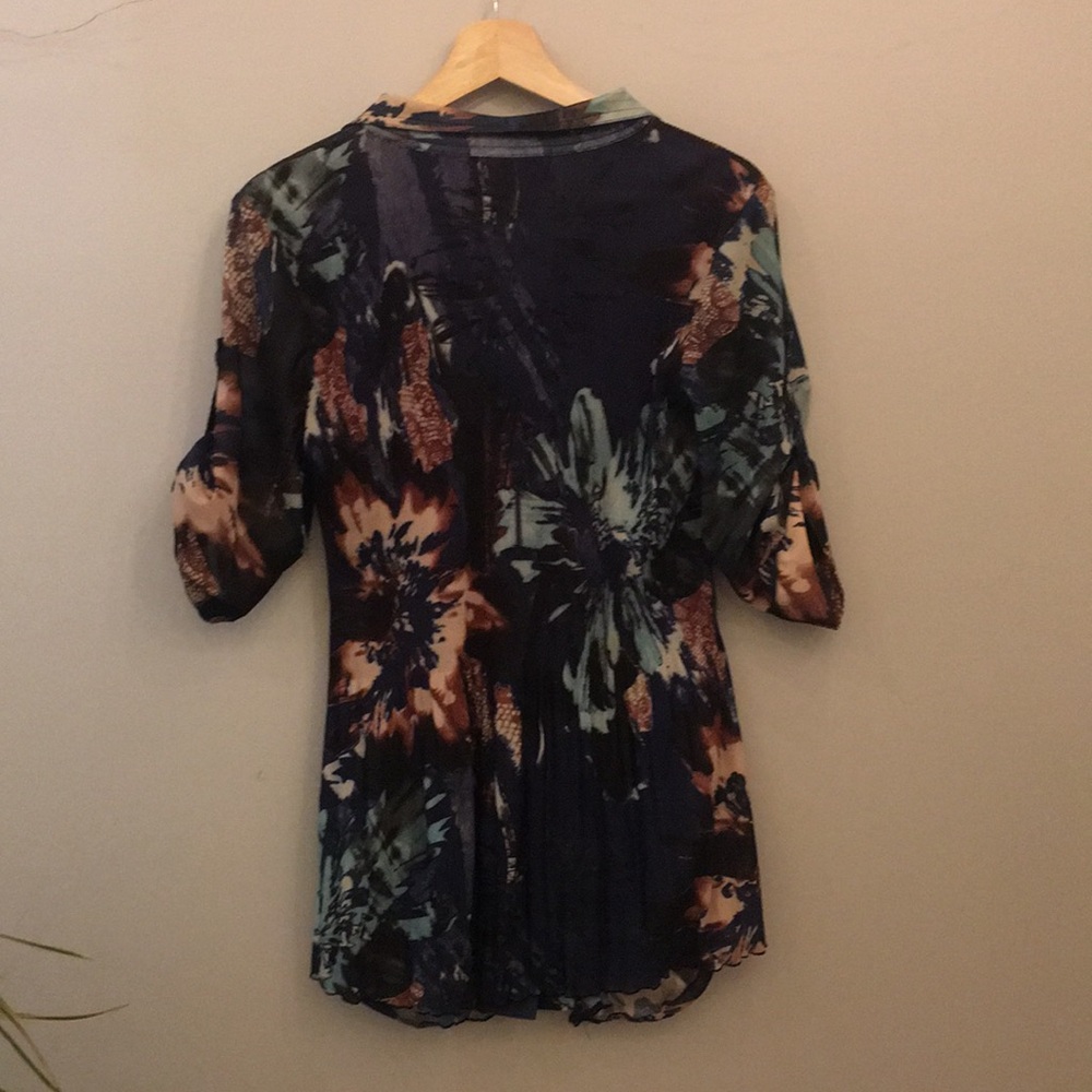 Floral multicolored blouse - Picture 4 of 4